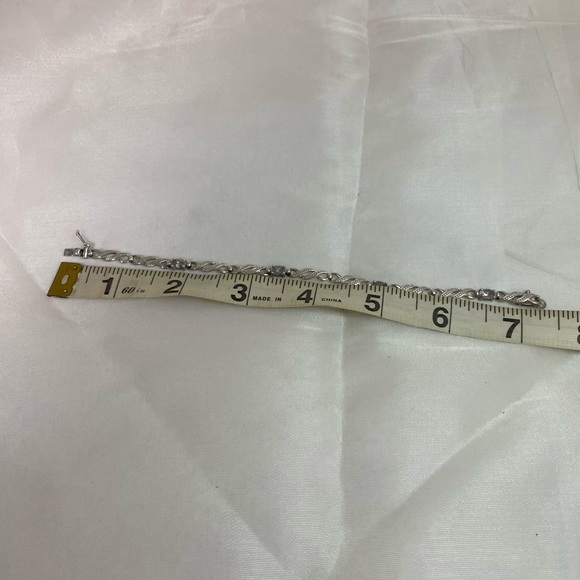 925 STERLING SILVER infinity CZ bracelet ♾️ - Picture 13 of 13